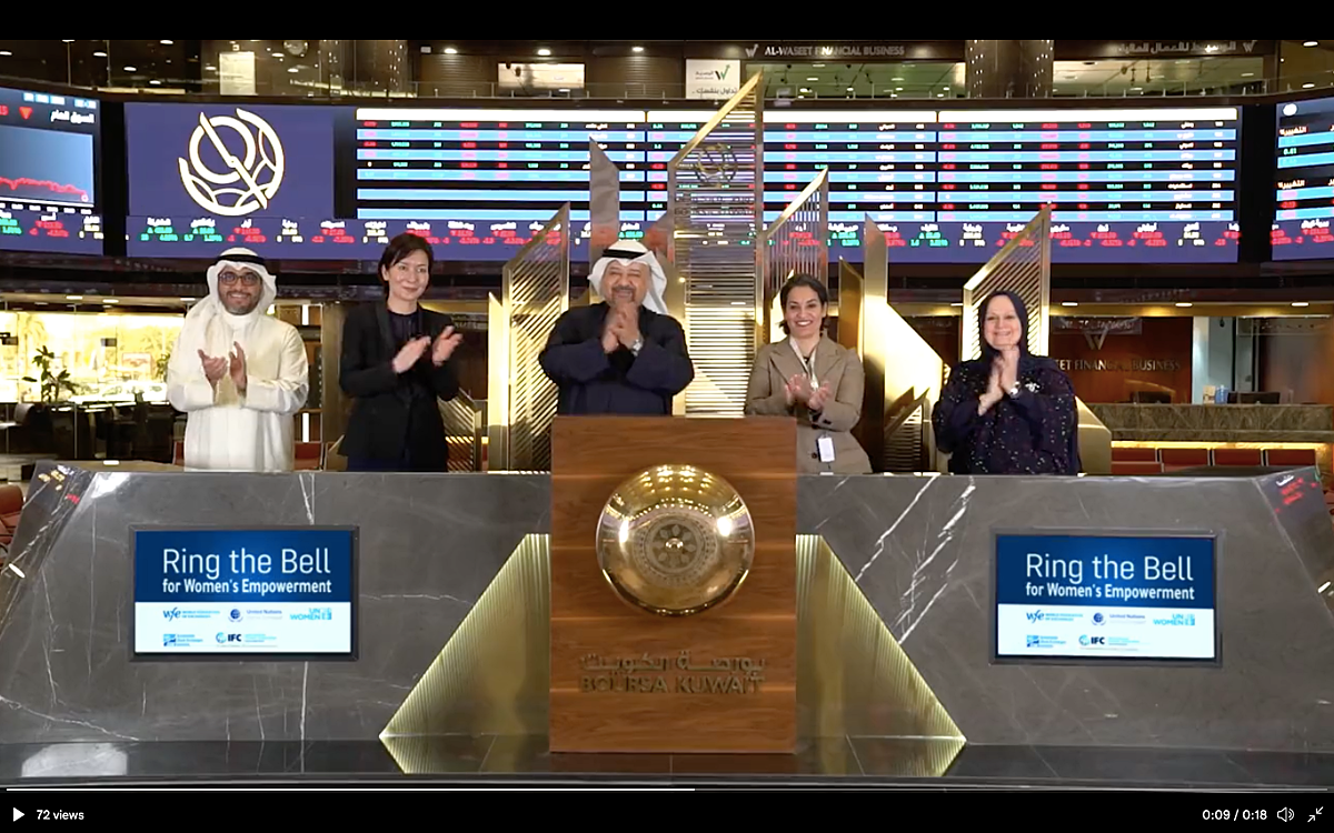 Ring the Bell ceremony hosted by Boursa Kuwait