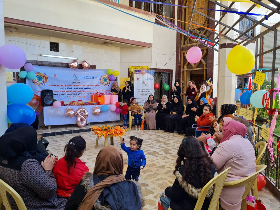 The Women's Safe Space Center in Kirkuk celebrates International Women's Day 