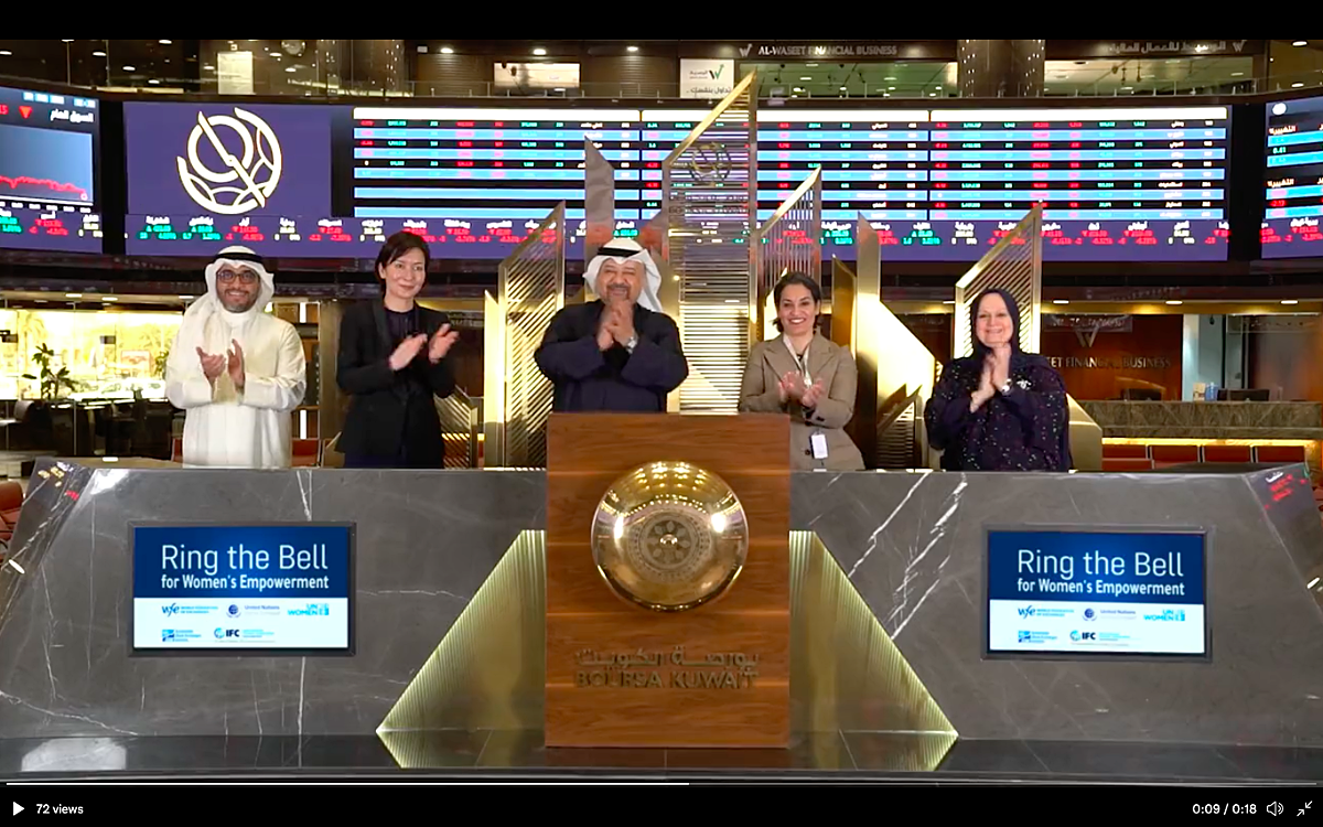 Ring the Bell ceremony hosted by Boursa Kuwait