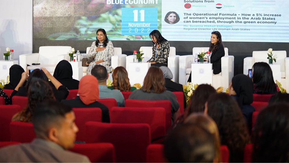 UN Women and the League of Arab States at COP27