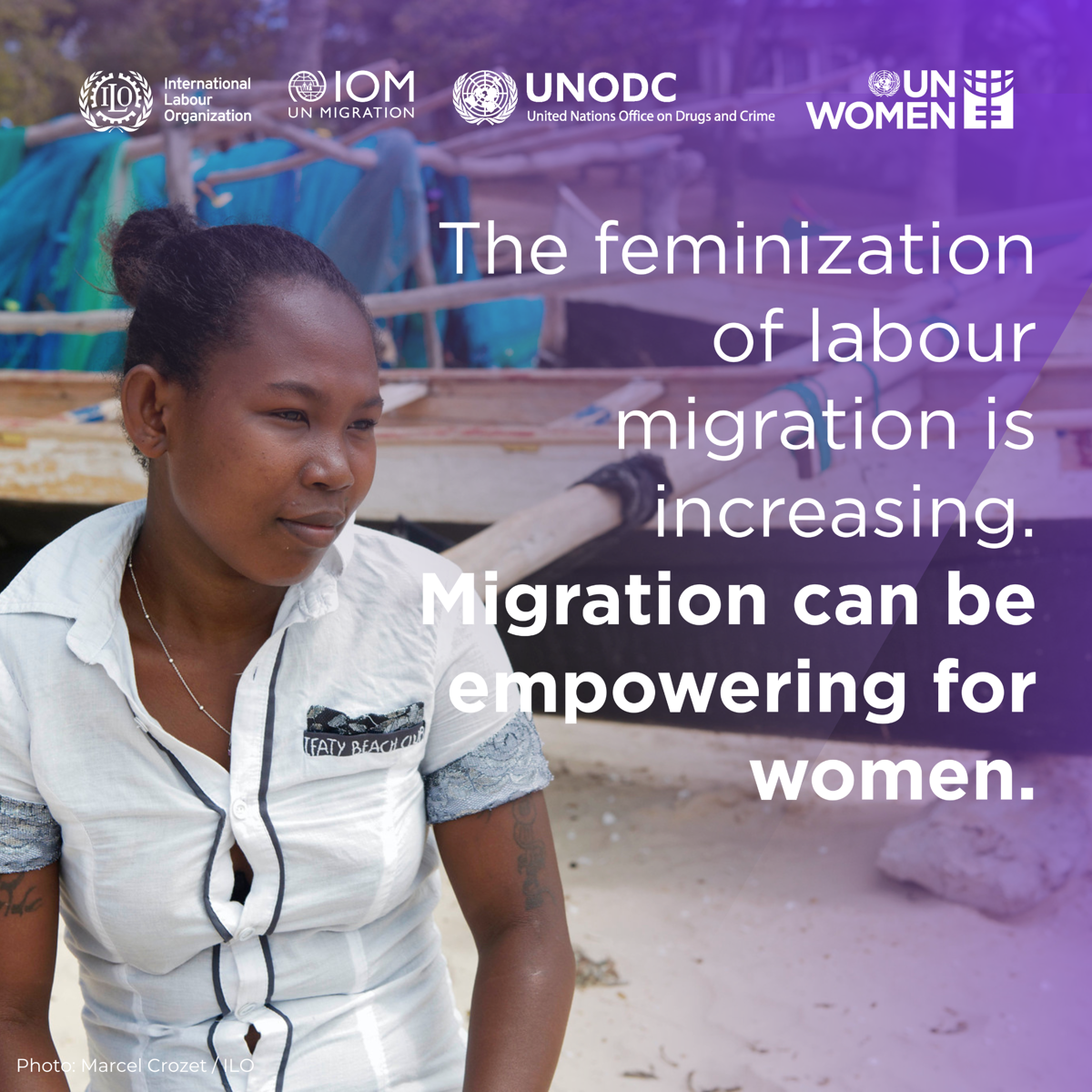 ILO IOM UN Women UNODC Join Forces