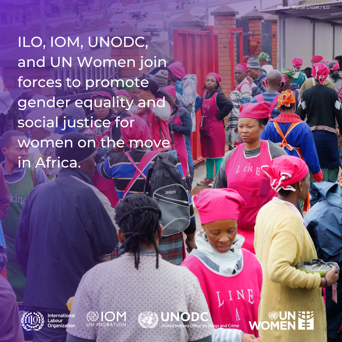 ILO IOM UN Women UNODC Join Forces