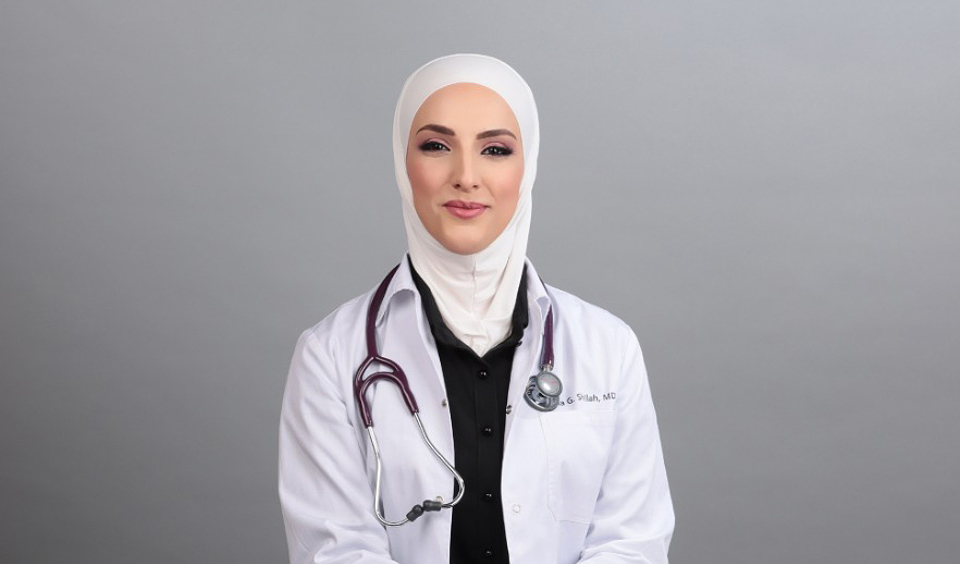 Duha Shellah, doctor and medical journalist from Nablus.
