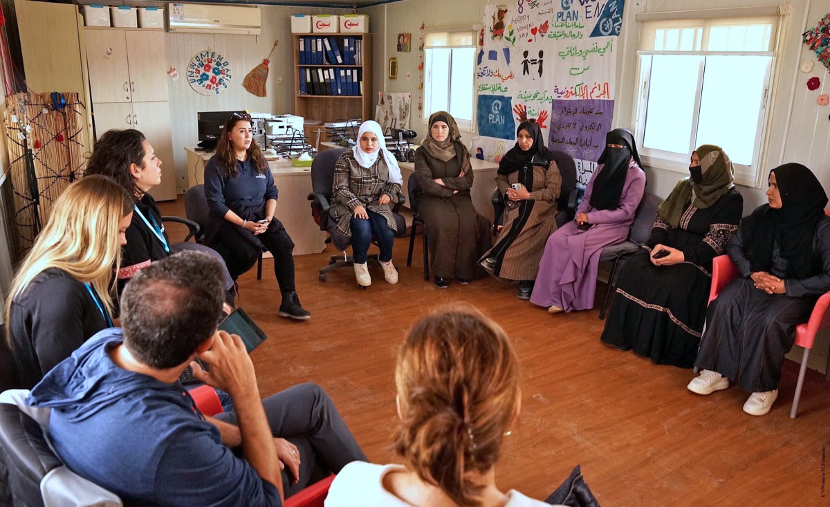 Nokia Visits UN Women's Oasis Centre in Azraq Camp