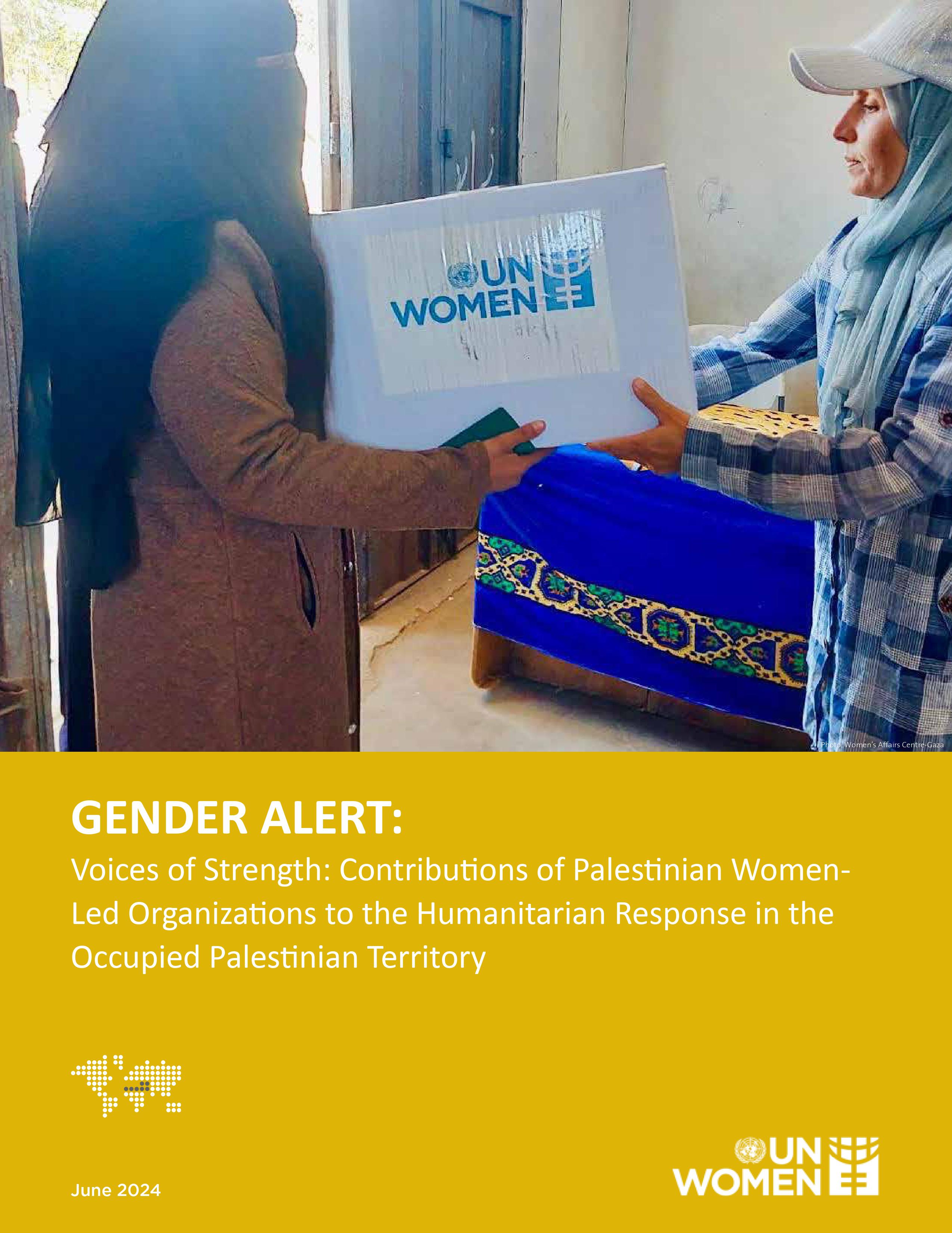 UN Women Palestine Gender Alert on WLOs
