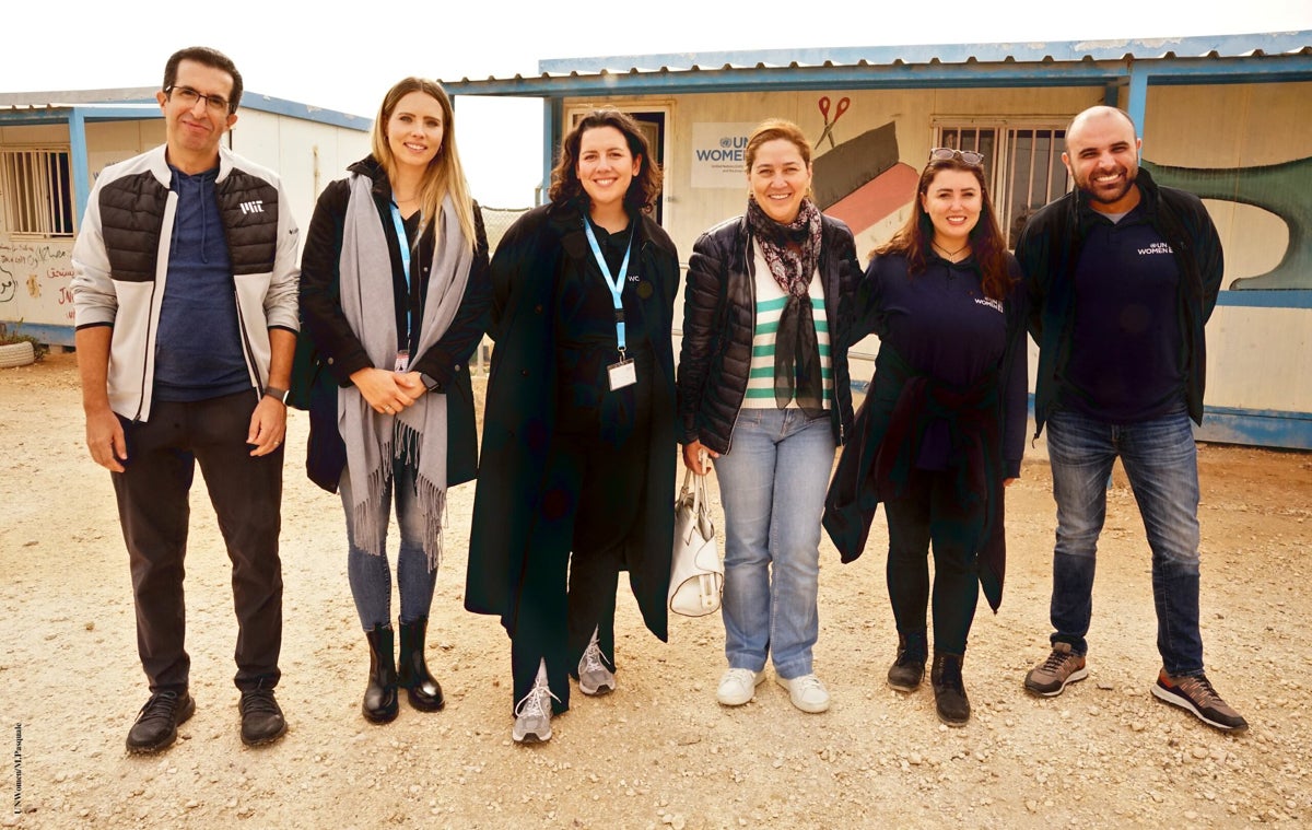  Nokia Visits UN Women's Oasis Centre in Azraq Camp