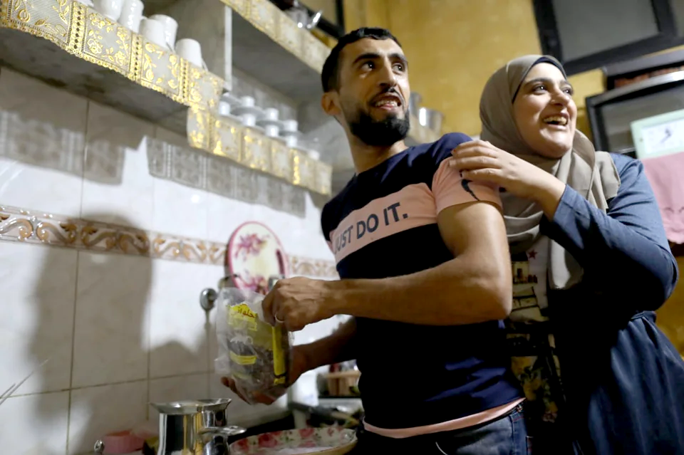 Khaled Al Nasr and his wife Rania Al Sayyed from Lebanon reshaping patriarchal roles at home