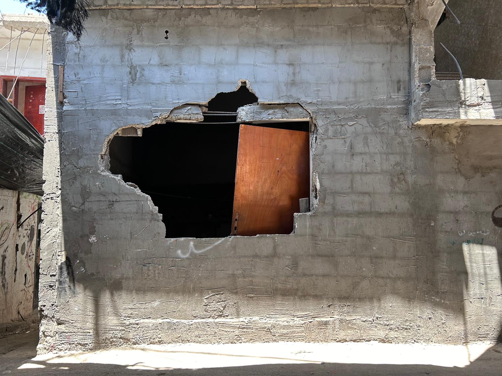 Table 4 Table 4 Damaged houses in Nur Shams Camp, Tulkarem, after Israeli military operation, June 2024. Photo UN Women