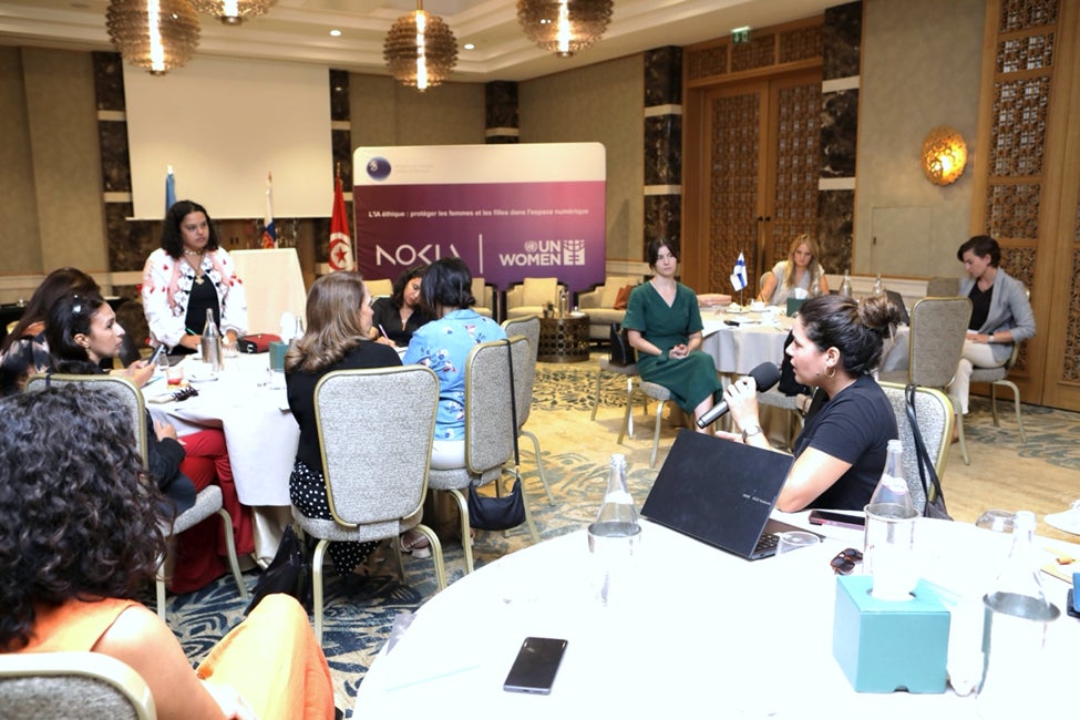 Multi-stakeholder discussion to explore technological solutions to address violence against women in Tunisia