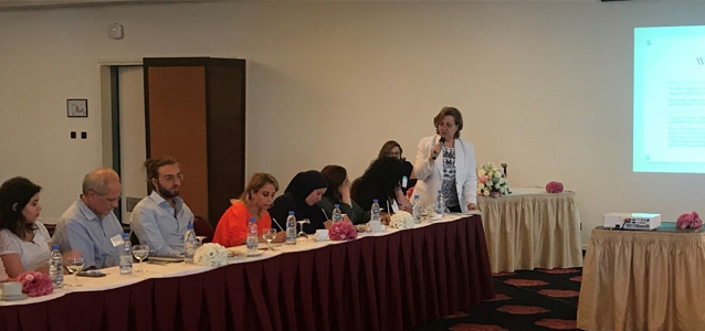 The joint meeting between UN Women and the Lebanese Ministry of Social Affairs in Beirut, Lebanon on 18 July. Photo credits: UN Women