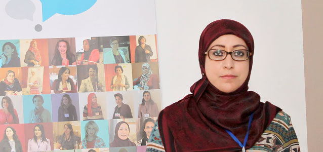 Ichrak Rhouma participated in the Political Academy Project. She was elected on May 6th, 2018 in Sidi Hassine council, Tunis. Photo: Aswat Nissa