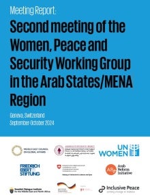 Second meeting of the Women, Peace and Security Working Group in the Arab States/MENA Region