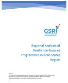Regional Analysis of Resilience-focused Programmes in Arab States Region