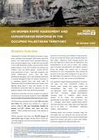 UN Women rapid assessment and humanitarian response in the Occupied Palestinian Territory