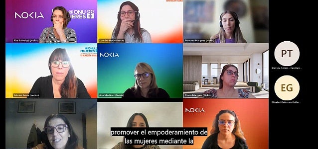 Empowering Women Through Digital Skills: UN Women-Nokia Partnership kicks off with information sessions for Nokia volunteers in Jordan and Argentina